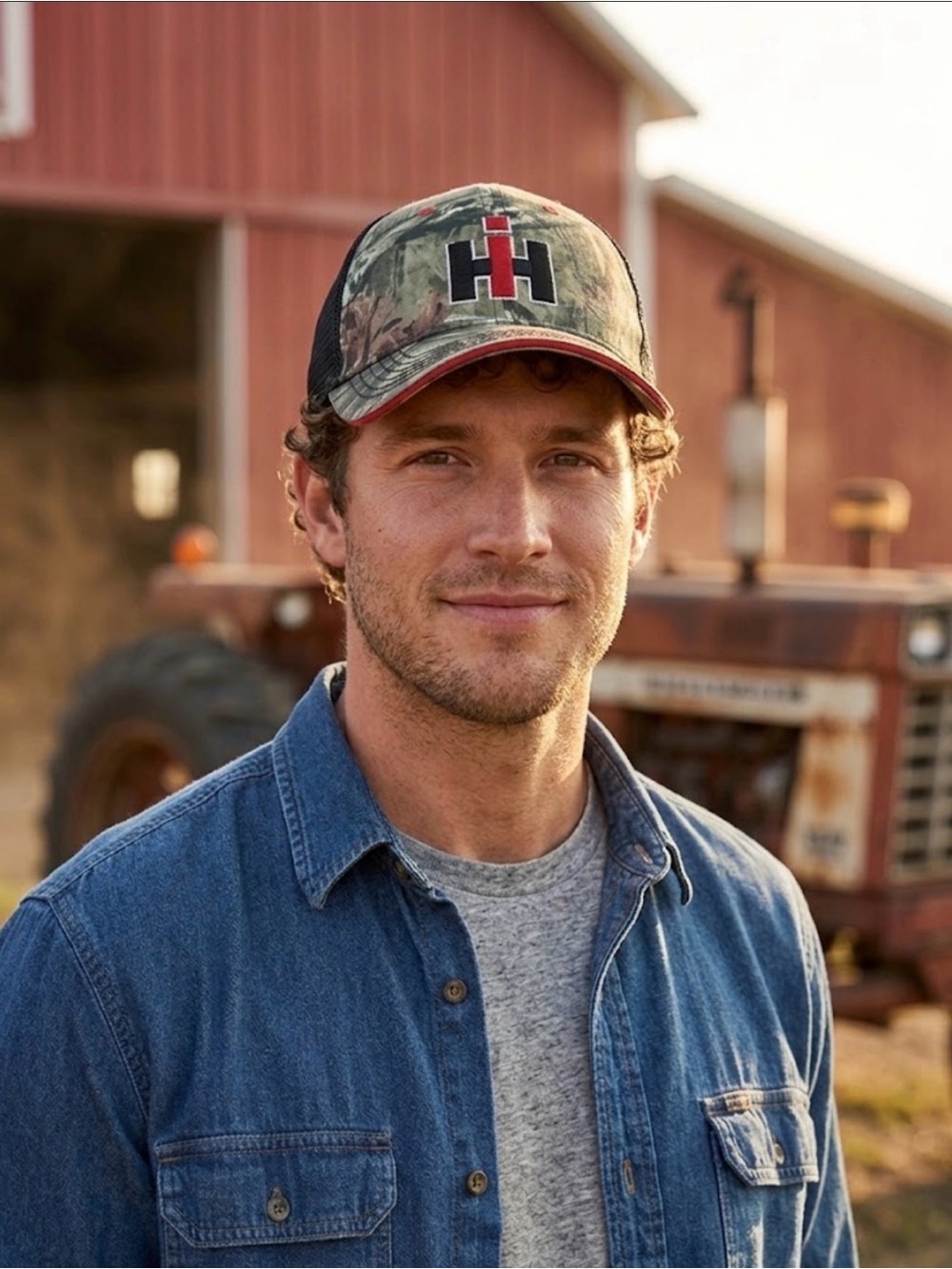 IH International Harvester Camo Trucker Cap / Hat 2014 NEW